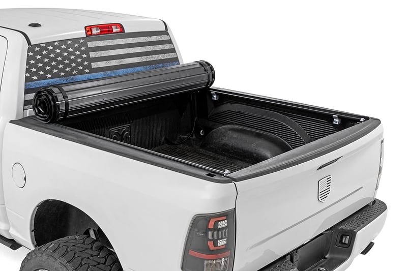 Dexso soft roll-up tonneau cover for Dodge Ram